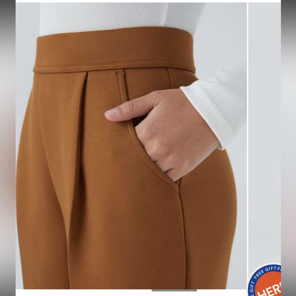 HALARA HIGH WAISTED SIDE POCKET TAPERED WORK PANTS - Picture 2 of 10